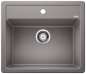 Preview: Blanco 523333 Legra 6 Silgranit Alumetallic, ohne Ablauffernbedienung