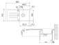 Preview: Franke 114.0259.825 Strata STG 614 Graphit Granitspüle Exzenterventil