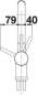 Preview: Blanco 512402 Linus-S Chrom mit aus­zieh­ba­rem Auslauf HD