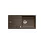 Preview: Blanco 517567 Zia XL 6 S Gra­nit­spü­le mit Ab­lauf­fern­be­die­nung, re­ver­si­bel, cafe