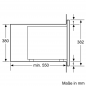 Preview: Bosch BEL554MS0 Einbau-Mikrowellengerät 38er Nische Edelstahl