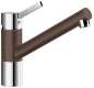 Preview: BLANCO 518422 TIVO SILGRANIT-Look zweifarbig, cafe/chrom, Niederdruck