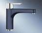 Preview: BLANCO 512958 PYLOS, Messing SILGRANIT-Look zweifarbig, silgranitnachtblau/chrom, Hochdruck