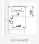 Preview: BLANCO 514735 ZIA 6 S JASMIN SILGRANIT