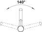 Preview: BLANCO 516074 ANTAS-S Messing Keramik-Look zweifarbig Alugrau Chrom Hochdruck