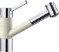 Preview: BLANCO 517614 TIVO-S, Messing SILGRANIT-Look zweifarbig, jasmin/chrom, Hochdruck