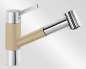 Preview: BLANCO 517615 TIVO-S Messing SILGRANIT-Look zweifarbig, champagner/chrom, Hochdruck