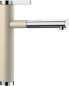 Preview: BLANCO 518443 LINEE-S Messing SILGRANIT-Look zweifarbig, champagner/chrom, Hochdruck