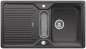 Preview: Blanco 518840  CLASSIC 5 S, SILGRANIT, felsgrau, mit Ablauffernbedienung, mit Zubehör, reversibel, 500 mm Untermaß