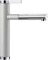 Preview: BLANCO 520745 LINEE-S, Messing SILGRANIT-Look zweifarbig, perlgrau/chrom, Hochdruck