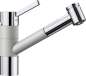 Preview: BLANCO 520755 TIVO-S, Messing SILGRANIT-Look zweifarbig, perlgrau/chrom, Hochdruck