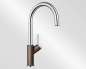 Preview: BLANCO 520979 CARENA Messing SILGRANIT-Look zweifarbig, cafe/chrom, Hochdruck