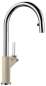 Preview: BLANCO 520986 CARENA-S Messing SILGRANIT-Look zweifarbig, champagner/chrom, Hochdruck