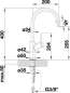Preview: BLANCO 520986 CARENA-S Messing SILGRANIT-Look zweifarbig, champagner/chrom, Hochdruck