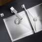 Preview: BLANCO 521603 ZEROX 400/550-T-IF/N Edelstahl Becken links