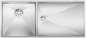 Preview: BLANCO 521605 ZEROX 400/550-T-U Edelstahl Becken links