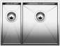 Preview: BLANCO 522255 Z-STYLE Einbauspüle 340/180-U Unterbau, Edelstahl Bürstfinish
