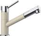 Preview: BLANCO 525046 KANO-S, Messing SILGRANIT-Look zweifarbig, champagner/chrom, Hochdruck