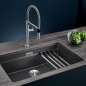 Preview: BLANCO 525167 ETAGON 700-U, SILGRANIT, anthrazit, ohne Ablauffernbedienung, mit Zubehör, keine Beckenlage, 800 mm Untermaß
