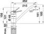 Preview: BLANCO 526411 WEGA II, Messing SILGRANIT-Look zweifarbig, cafe/chrom, Hochdruck