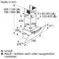 Preview: Bosch DWK87EM60 Serie 2 Dunst­ab­zugs­hau­be Schwarz Edel­stahl EEK: B