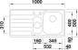 Preview: BLANCO 518451 Spüle MEDIAN 6 S-IF Becken
