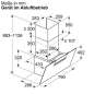 Preview: NEFF D85IFN1S0 N 50 Wandesse 80 cm Klarglas schwarz bedruckt