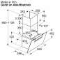 Preview: BOSCH DWK67FN60 Serie 4 Wandesse 60 cm Klarglas schwarz bedruckt