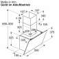 Preview: Siemens LC65KDK60 iQ100 Wandesse 60 cm Klarglas schwarz bedruckt