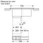 Preview: NEFF V58THQ4L0 Induktionskochfeld mit Dunstabzug, 80 cm mit Rahmen