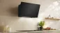 Preview: NEFF D88IAN2S0 N 90 Wandesse 80 cm Klarglas schwarz bedruckt, Schwarz