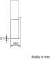 Preview: NEFF D95FRM1S0 N 70 Wandesse 90 cm Klarglas schwarz bedruckt