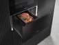 Preview: Miele ESW 7020 Grifflose Gourmet-Wärmeschublade in 29cm Höhe Obsidianschwarz
