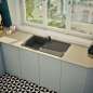 Preview: SCHOCK FOMD100AGON Formhaus D-100 Onyx Unterschrank 45 cm Aufliegend CRISTALITE®