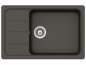 Preview: SCHOCK FOMD100LSAGAS Formhaus D-100LS Asphalt  Unterschrank 60 cm Einbauspüle aufliegend CRISTALITE®