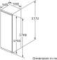 Preview: BOSCH GIN81VEE0 Serie 4 Einbau-Gefrierschrank