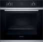 Preview: Siemens HR214ABS0 Backofen mit Dampfunterstützung 8 Heizarten humidClean LED Display