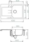 Preview: SCHOCK MAND100SAGNE Manhattan D-100S A Nero Unterschrank 45 cm Aufliegend CRISTALITE®