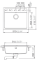 Preview: SCHOCK NEMN100AGON Nemo N-100 Onyx Unterschrank 60 cm Aufliegend CRISTALITE®