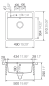 Preview: SCHOCK NEMN100SAGON Nemo N-100S Onyx Unterschrank 50 cm Aufliegend CRISTALITE®