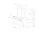 Preview: ELICA PRF0166929 SHEEN-S BL/A/90 DUNSTABZUGSHAUBE 90CM