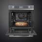 Preview: SMEG SF6102PZS Einbaubackofen 60 cm, Vollglasfront in Silberglas