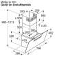 Preview: NEFF D85IFN1S0 N 50 Wandesse 80 cm Klarglas schwarz bedruckt