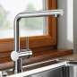 Preview: BLANCO 514277 LINUS-F Vorfenster-Armatur Chrom Niederdruck