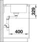 Preview: Blanco 523332 Legra 6 Silgranit Anthrazit