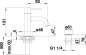 Preview: BLANCO 521432 LUCAN WT Galvanisch Chrom Hochdruck