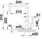 Preview: Blanco 523109 Mili Silgranit Champagner HD