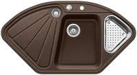 BLANCO 515086 DELTA-F SILGRANIT PuraDur Cafe mit Schale