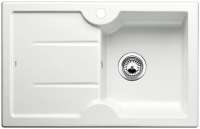 BLANCO 514487 IDESSA 45 S, Keramik, weiß matt, ohne Abl., Becken links