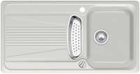 BLANCO 515193 VIVA 5 S SILGRANIT Seidengrau mit Ablauffernbedienung mit Schale Edelstahl reversibel